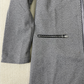 WinterTrend® - Stilvolle graue Jacke mit langen Ärmeln