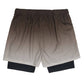 Alexander – 2-in-1-doppelschicht-ombre-shorts für herren