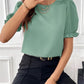 Fuchsiafarbene Rüschen-Shirt - Amelie