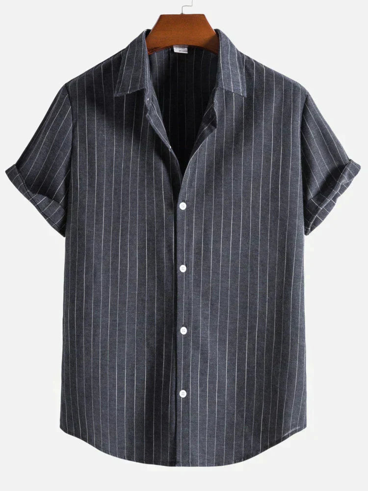 Damon - Leichtes Sommer Hemd im Vintage Look