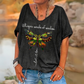 Inspirierendes Damen-T-Shirt mit Schmetterlingsdruck - Lotte