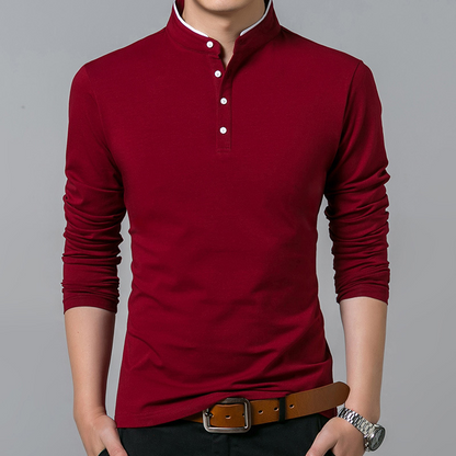 Benjamin – kariertes button-down-langarmhemd