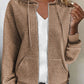 Freizeitjacke mit einfarbigen Taschen