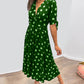 Selena | Kleid mit V-Ausschnitt und Polka Dots