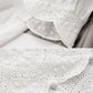 Retro V-Ausschnitt Besticktes Chiffonhemd - Ylana