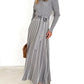 Zara - Langärmeliges Midikleid