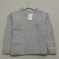FallStil® - Oversize Pullover mit elfenbeinfarbener Taschenfront