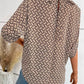 SpringStil® - Retro Print Mock Neck Top