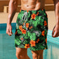 Tropische Shorts mit Blumenmuster - Leo