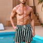 Gestreifte Herren-Freizeitshorts - Luca