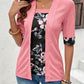 Rosa Eleganz-T-Shirt - Julia