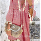 Helena - Bohemian Rotes Kleid