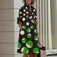 ALLISON - Langärmeliges Vintage-Kleid