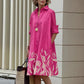 ALLISON - Langärmeliges Vintage-Kleid