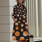 ALLISON - Langärmeliges Vintage-Kleid