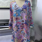 Isabella - Bunte Paisley Minikleid