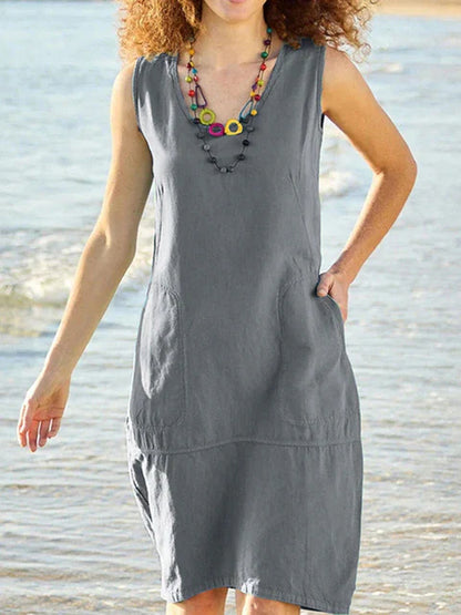 LUNA - Ärmelloses Kleid