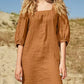 ALORA - Casual Frauen Kleid