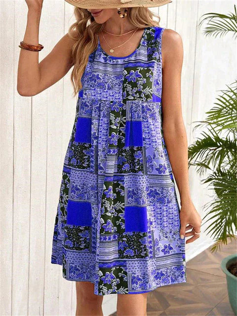 Lisa | Kleid mit kariertem Vintage-Muster