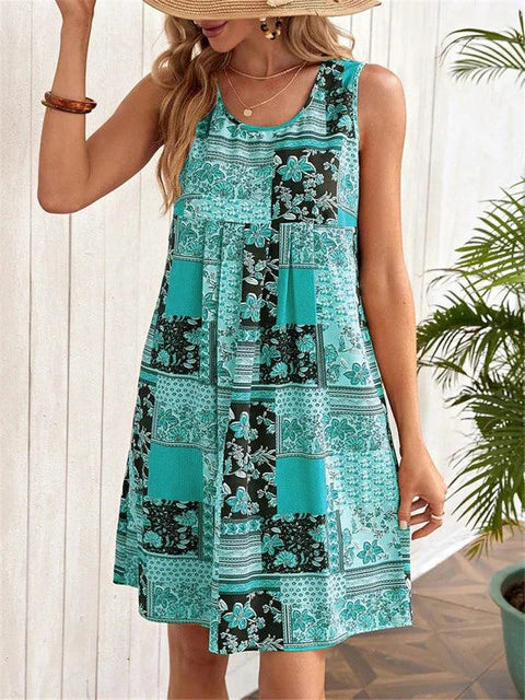 Lisa | Kleid mit kariertem Vintage-Muster