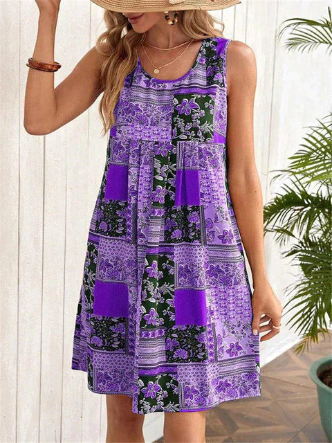 Lisa | Kleid mit kariertem Vintage-Muster