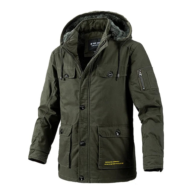 Rey - Militärjacke mit Kapuze