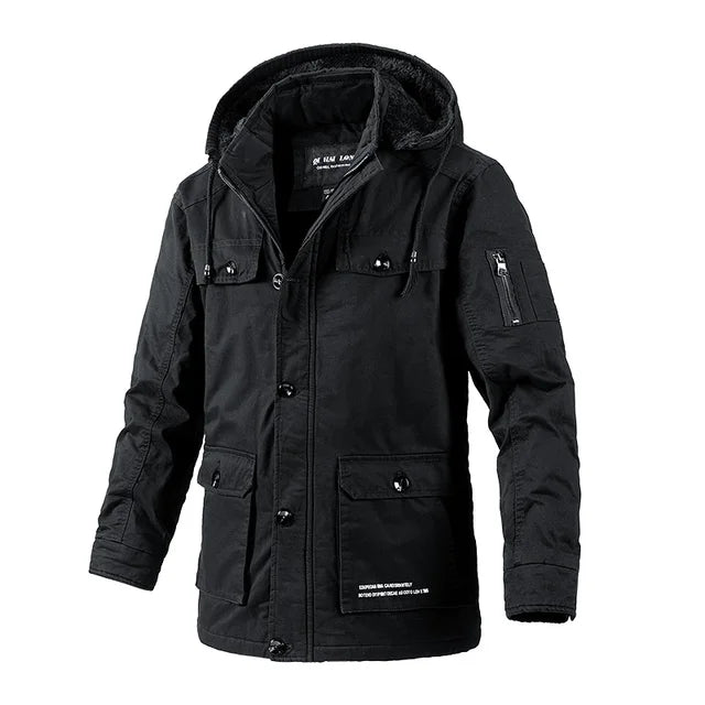 Rey - Militärjacke mit Kapuze