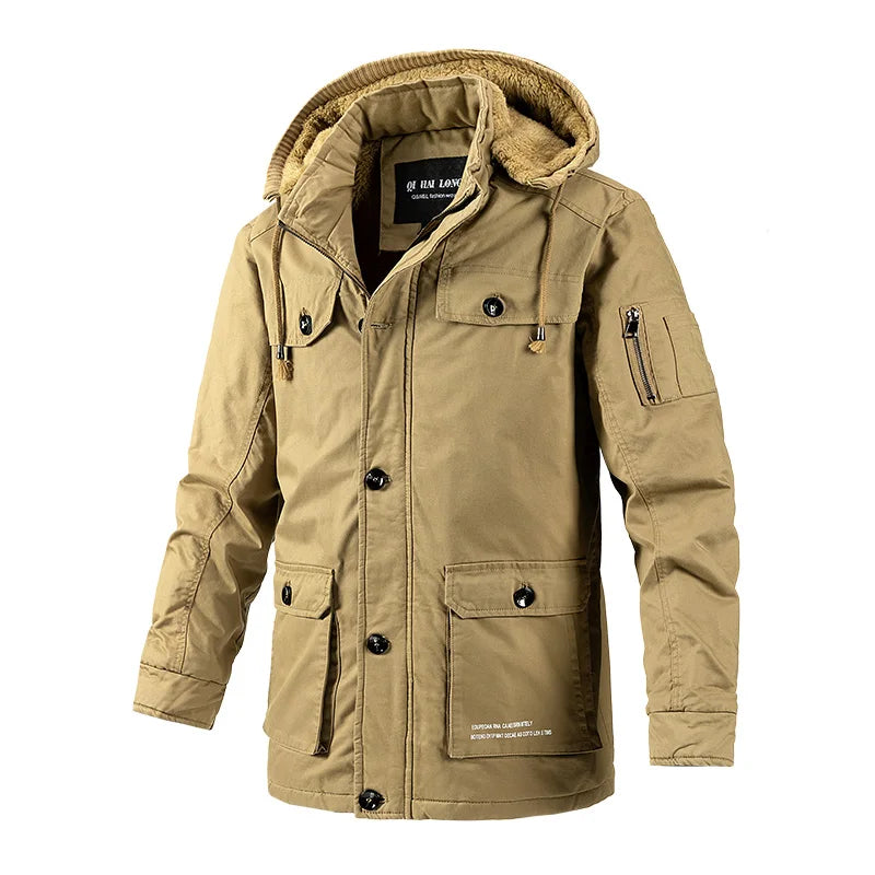 Rey - Militärjacke mit Kapuze