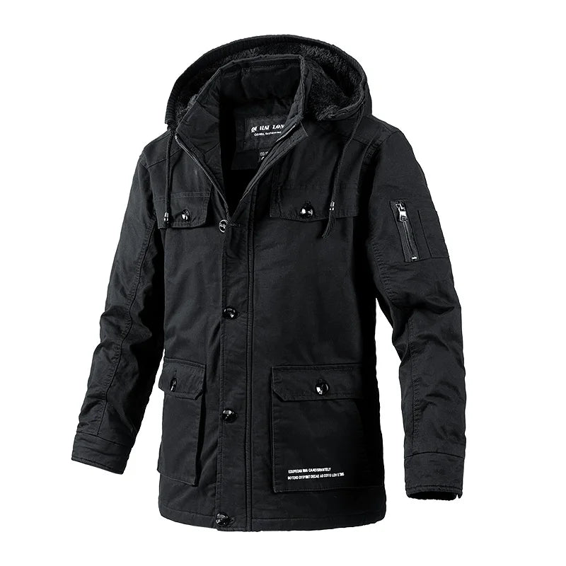 Rey - Militärjacke mit Kapuze
