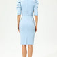 Elizabeth - Kleid mit Puffärmeln und quadratischem Kragen