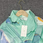 FallStil® - Grünes Langarm-Top mit Druck
