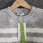 FallStil® - Schicker gestreifter Langarmpullover