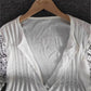 FallStil® - Elegantes langärmeliges einfarbiges Top
