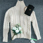 Monci® - Bequeme einfarbige Strickjacke mit langen Ärmeln