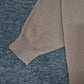 FallStil® - Goldfarbener einfarbiger Pullover mit Rundhalsausschnitt