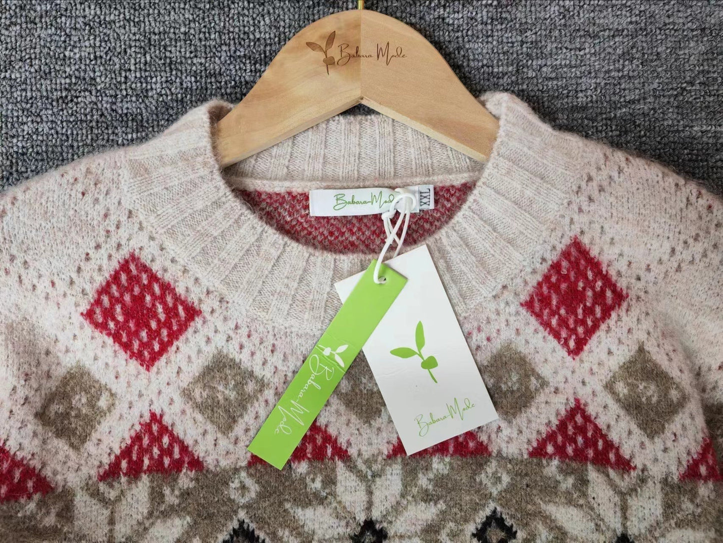 FallStil® - Deck the Halls Pullover mit Rundhalsausschnitt