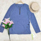 FallStil® - Einfarbiges langärmeliges Basic-Top