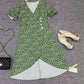 SpringStil® - Minikleid Damen - Sommerkleid - Elegant/Modisch - Frühling/Sommer - Grün - Babara-Mode