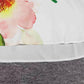 FallStil® - Aquarellblume Knopfleiste Tunika-Bluse
