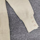 Monci® - Klassische beigefarbene langärmelige Taschenstrickjacke