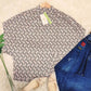 SpringStil® - Retro Print Mock Neck Top