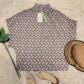 SpringStil® - Retro Print Mock Neck Top