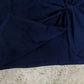 FallStil® - Marineblaues Hemd mit kurzen Ärmeln und Frontknoten