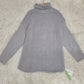 FallStil® - Grauer Pullover mit offener Naht und Übergröße