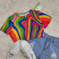 PureWear® - Helles Kurzarm-Top mit Rundhalsausschnitt