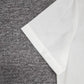FallStil® - Weißes Floral Vine Kurzarm-Top mit Rundhalsausschnitt
