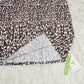 Naturlux® - Braunes und weißes Prärie-Minikleid mit abstraktem Muster