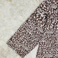 Naturlux® - Braunes und weißes Prärie-Minikleid mit abstraktem Muster