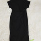 PureWear® - Unifarbenes Shiftkleid mit geknotetem Rückenausschnitt
