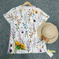 PureWear® - Arizona Garden Weißes Kurzarmtop